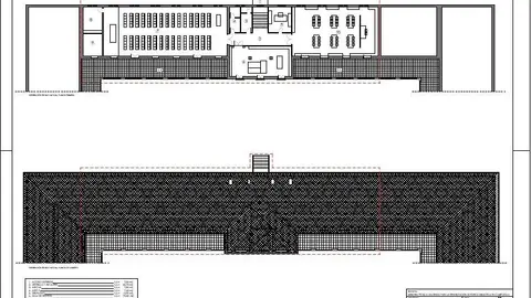 Plano técnico de la planta del proyecto. / AYTO PONFERRADA