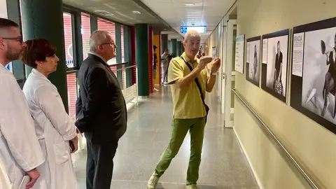 La exposición fotográfica ‘AIRES’ llega al Hospital Universitario de León para visibilizar a los pacientes de asma y EPOC.