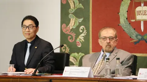 La Facultad de Derecho acoge la sexta edición de la ‘White Hat Conference’ impulsada por la Boston University que reúne a hackers de sombrero blanco procedentes de más de 40 países para abordar las amenazas digitales. Foto: Campillo | Universidad de León