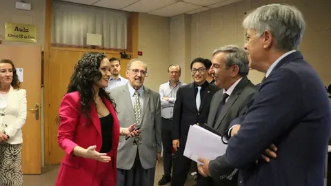 La Facultad de Derecho acoge la sexta edición de la ‘White Hat Conference’ impulsada por la Boston University que reúne a hackers de sombrero blanco procedentes de más de 40 países para abordar las amenazas digitales. Foto: Campillo | Universidad de León