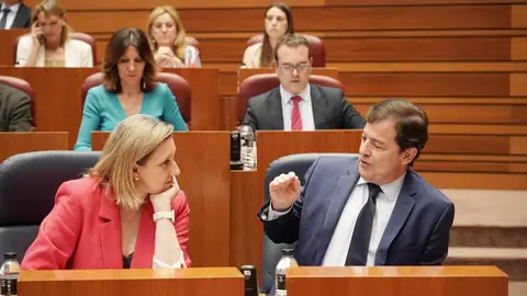 Pleno de las Cortes de Castilla y León con la actualidad de la Comunidad como referente en diferentes puntos. Rubén Cacho