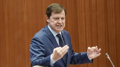 Pleno de las Cortes de Castilla y León con la actualidad de la Comunidad como referente en diferentes puntos. Rubén Cacho