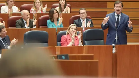Pleno de las Cortes de Castilla y León con la actualidad de la Comunidad como referente en diferentes puntos. Rubén Cacho