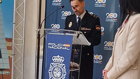 Toma de posesión del inspector jefe Rodríguez Domínguez en la Comisaría de San Andrés del Rabanedo.