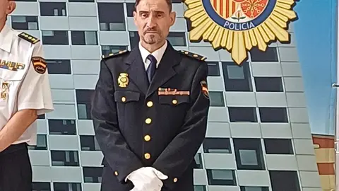 Toma de posesión del inspector jefe Rodríguez Domínguez en la Comisaría de San Andrés del Rabanedo.