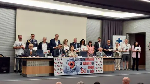 León celebra la 53ª Asamblea de Donantes de Sangre con récord de participación.