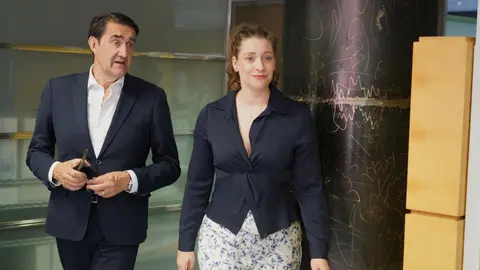 La presidenta del Partido Popular de León y vicesecretaria nacional de Sanidad y Educación, Ester Muñoz, defendió este lunes la figura de Alberto Núñez Feijóo como “el futuro que merece” España frente a un pasado que, “tal y como se ha visto hoy en televisión” está “demacrado y pintado”. Foto: Campillo