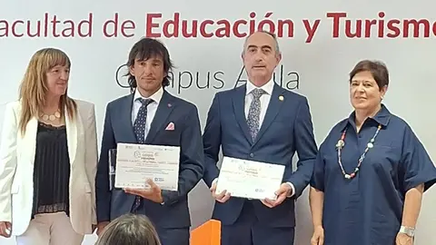 Entrega del premio.
