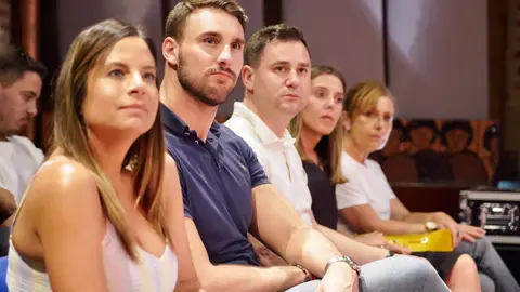 La secretaria de Igualdad del PSOE de Castilla y León, Lorena Valle, y el secretario LGTBI de la Comisión Ejecutiva Federal (CEF) del PSOE, Víctor Gutiérrez, asisten a la jornada ‘Orgullo y Diversidad: Avanzando en Castilla y León’ junto a la vicesecretaria general del Psoe en Castilla y León, Nuria Rubio y al secretario provincial, Javier Alfonso Cendón. Foto: Campillo