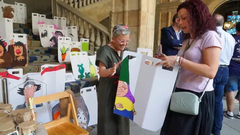 Inauguración de la Feria Medieval de los centros asistenciales de la Diputación de León