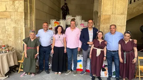 Inauguración de la Feria Medieval de los centros asistenciales de la Diputación de León
