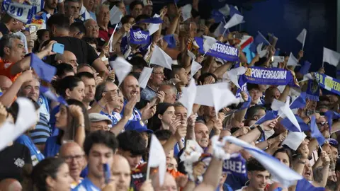 La afición está volcada con su equipo.