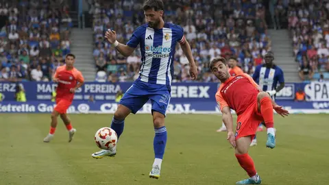 Borja Valle, en un lance del encuentro.