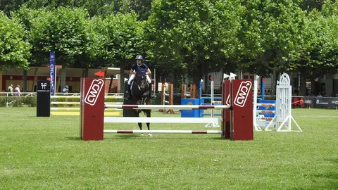 Segunda jornada del LXXIV Concurso de Saltos en el Hípico de León. Foto: M.A. García
