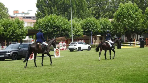 Segunda jornada del LXXIV Concurso de Saltos en el Hípico de León. Foto: M.A. García
