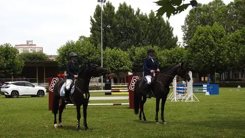Segunda jornada del LXXIV Concurso de Saltos en el Hípico de León. Foto: M.A. García