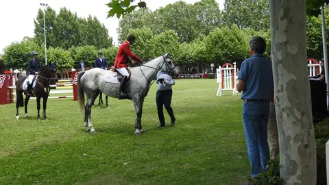 Segunda jornada del LXXIV Concurso de Saltos en el Hípico de León. Foto: M.A. García