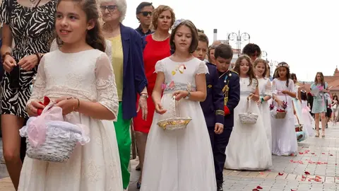 Celebración del Corpus Christi en León. Foto: Campillo
