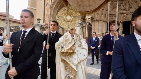 Celebración del Corpus Christi en León. Foto: Campillo