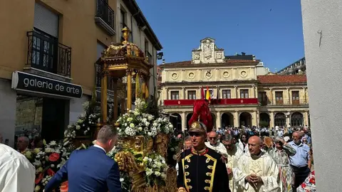 Celebración del Corpus Christi en León. Foto: Ayto. León