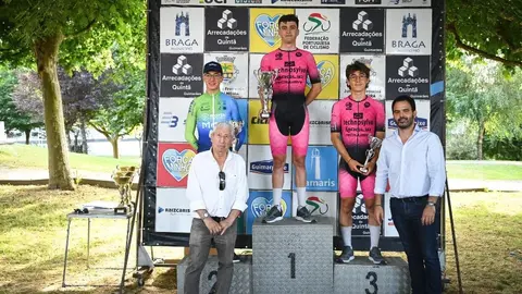 Gabriel Baptista y el Technosylva Maglia Rower Bembibre conquistan la Taça de Esperanças de Portugal. Foto: Federación Portuguesa de Ciclismo