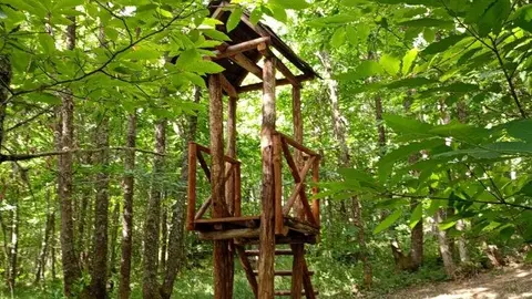 Área de juegos de área recreativa Soto de Villar de los Barrios.