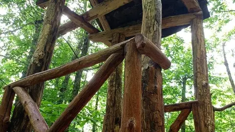 Área de juegos de área recreativa Soto de Villar de los Barrios.