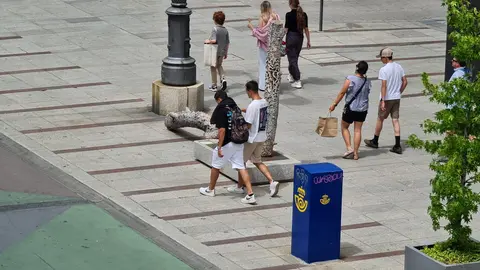La escultura es un trabajo del artista leonés José Antonio Alonso-Santocildes Sutil y forma parte de un conjunto que el escultor tituló 'Bosques de la Buena Esperanza' ya vandalizado en 2023.