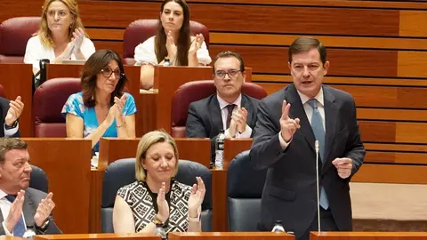 Pleno de las Cortes de Castilla y León durante la sesión de este martes. Foto: Miriam Chacón