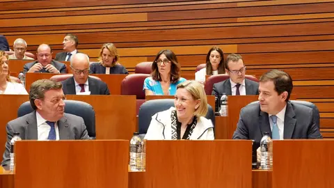 Pleno de las Cortes de Castilla y León durante la sesión de este martes. Foto: Miriam Chacón