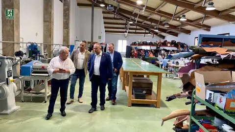 Visita de la Diputación a Santa Colomba de Somoza. Foto: Diputación de León.