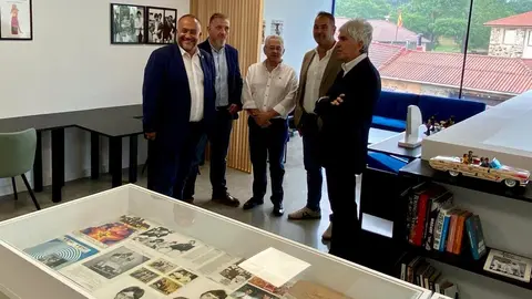 Visita de la Diputación a Santa Colomba de Somoza. Foto: Diputación de León.