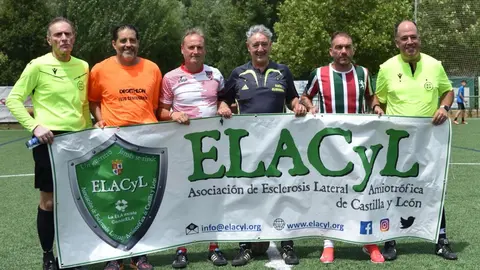 El campo del CD Puente Castro  se convirtió días atrás en mucho más que un escenario deportivo: fue el epicentro de una jornada solidaria que demostró que el fútbol veterano también puede cambiar vidas. en este caso luchando frente a la ELA.