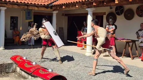 El Consejo Comarcal convierte las Médulas en un auténtico escenario romano en la II LVDS AVRVM.