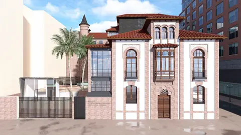 El nuevo instituto de columna que transformará la ciudad en referencia médica internacional ya deja ver su diseño final. El histórico palacete neomudéjar de la calle Alcázar de Toledo acogerá en unos meses un centro pionero en Europa para el tratamiento integral de la patología vertebral compleja Fotos: Arold Arquitectura