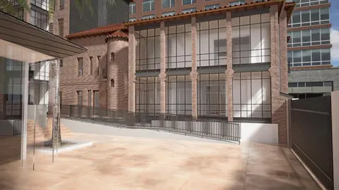 El nuevo instituto de columna que transformará la ciudad en referencia médica internacional ya deja ver su diseño final. El histórico palacete neomudéjar de la calle Alcázar de Toledo acogerá en unos meses un centro pionero en Europa para el tratamiento integral de la patología vertebral compleja Fotos: Arold Arquitectura
