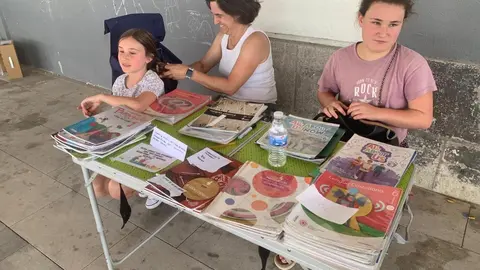El tradicional Mercadillo de Gelete, este miércoles en la antigua estación de tren.