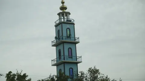 Minarete de una mezquita de Kabul. Foto: A. F. Reca