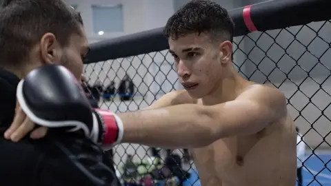 Óscar Matilla, la promesa leonesa del MMA que sigue los pasos a Tupuria. Foto: IG Óscar Matilla