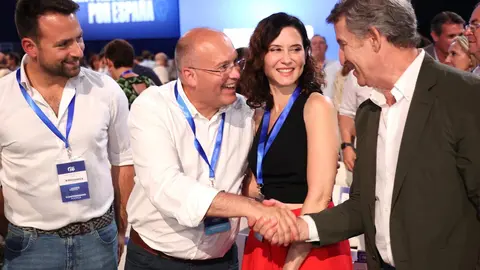 Primera jornada del 21 Congreso Nacional del Partido Popular con euforia en la delegación de Castilla y León y destacada presencia de la leonesa Ester Muñoz. Foto: Juan Lázaro