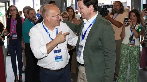 Primera jornada del 21 Congreso Nacional del Partido Popular con euforia en la delegación de Castilla y León y destacada presencia de la leonesa Ester Muñoz. Foto: Juan Lázaro