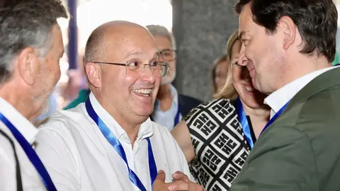 Primera jornada del 21 Congreso Nacional del Partido Popular con euforia en la delegación de Castilla y León y destacada presencia de la leonesa Ester Muñoz. Foto: Juan Lázaro