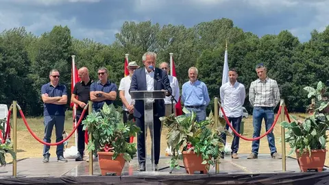 Nicanor Sen da el pregón con motivo de las Fiestas de La Cabrera 2025.