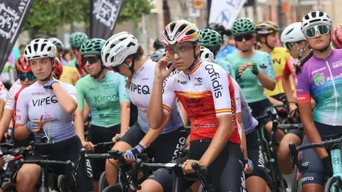La Copa de España Féminas Cofidis, este sábado en León. Foto: Fed. Ciclismo