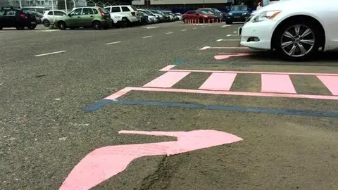 Plazas para el estacionamiento de mujeres en Rusia