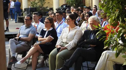 El Instituto Nacional de Ciberseguridad celebra un acto titulado ‘Democracia, progreso y ciberseguridad’ con la participación de Trinidad Jiménez García-Herrera, exministra de Sanidad y Asuntos Exteriores, seguida de un reconocimiento a su trayectoria. Fotos: Campillo M.A. García