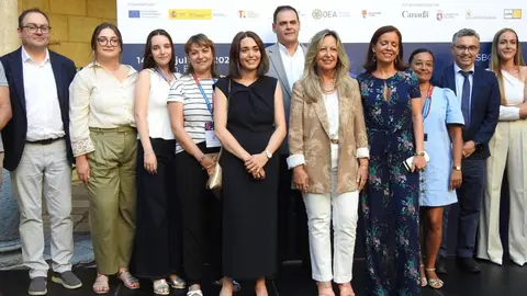 El Instituto Nacional de Ciberseguridad celebra un acto titulado ‘Democracia, progreso y ciberseguridad’ con la participación de Trinidad Jiménez García-Herrera, exministra de Sanidad y Asuntos Exteriores, seguida de un reconocimiento a su trayectoria. Fotos: Campillo M.A. García