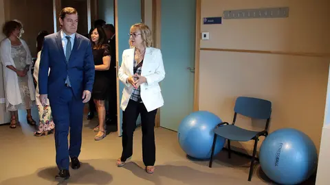 El presidente de la Junta de Castilla y León, Alfonso Fernández Mañueco, inaugura las nuevas instalaciones del centro de salud de Pinilla-San Andrés del Rabanedo. Foto: Peio García.