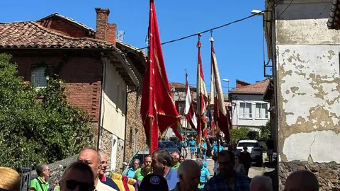 La misa y el desfile de pendones marcaron el día grande en honor a Santiago Apóstol.