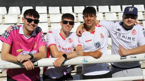 Un momento del partido entre la Cultural y el Burgos en El Plantío, primer test serio del verano para los leoneses Foto: Isaac Llamazares.